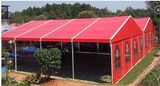 红色欧式篷房搭建